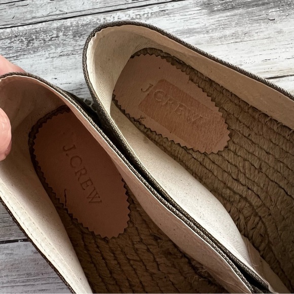J.Crew Made in Spain Espadrille Flats in Linen - Picture 8 of 14